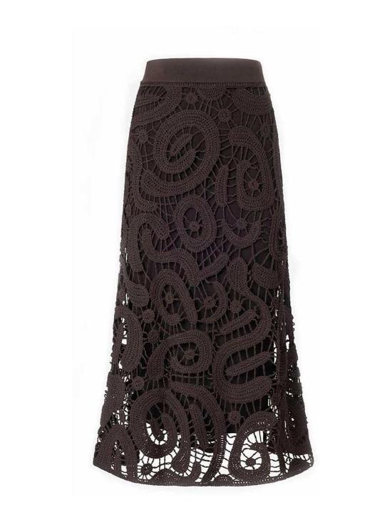 26SS 핑코 미디 스커트 106353A354M05 Brown