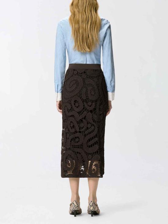 26SS 핑코 미디 스커트 106353A354M05 Brown - PINKO