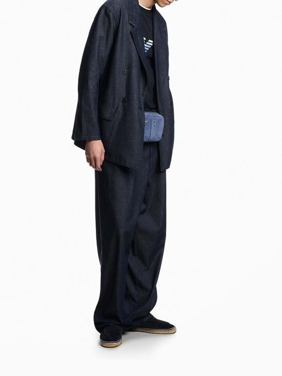 26SS 엠포리오 아르마니 반팔 티셔츠 EM005271AF10017UB118 Blue - EMPORIO ARMANI