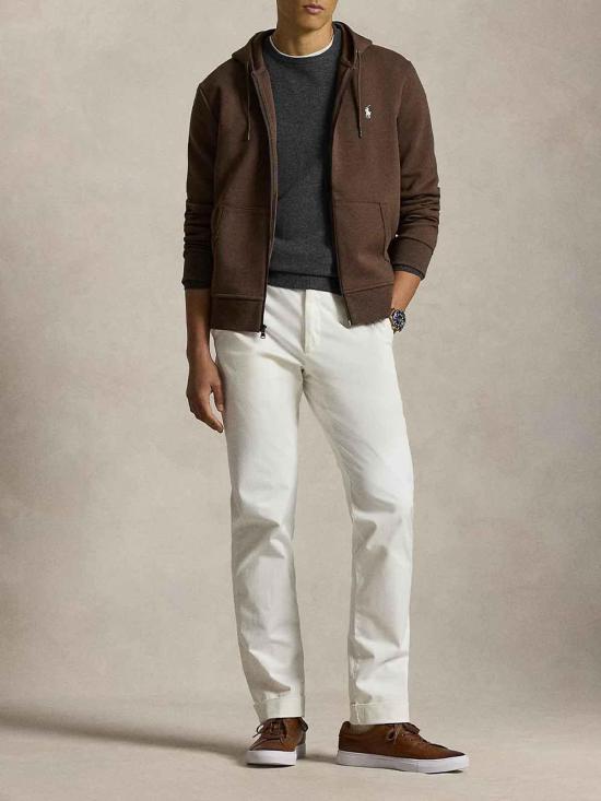 26SS 폴로 랄프로렌 더블 니트 후드 집업 710881517506 Brown - POLO RALPH LAUREN