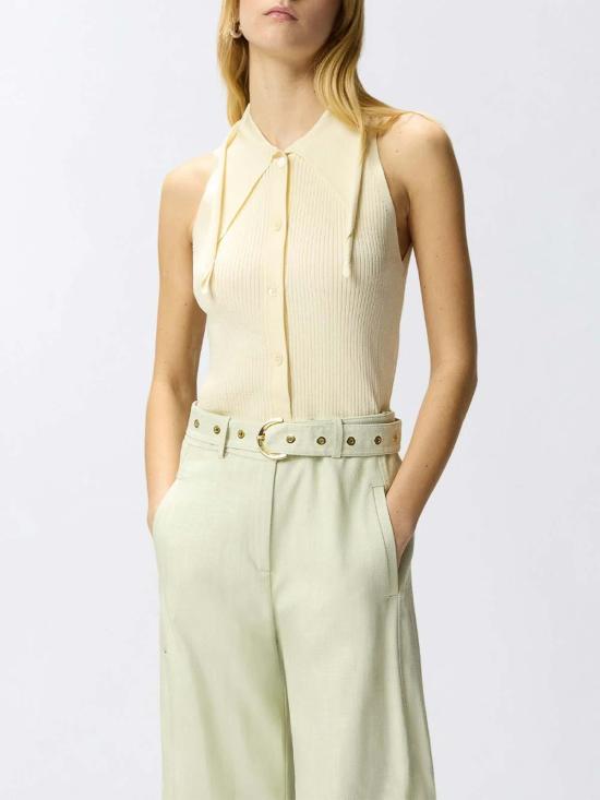 26SS 핑코 민소매 티셔츠 106315A347C04 Beige - PINKO