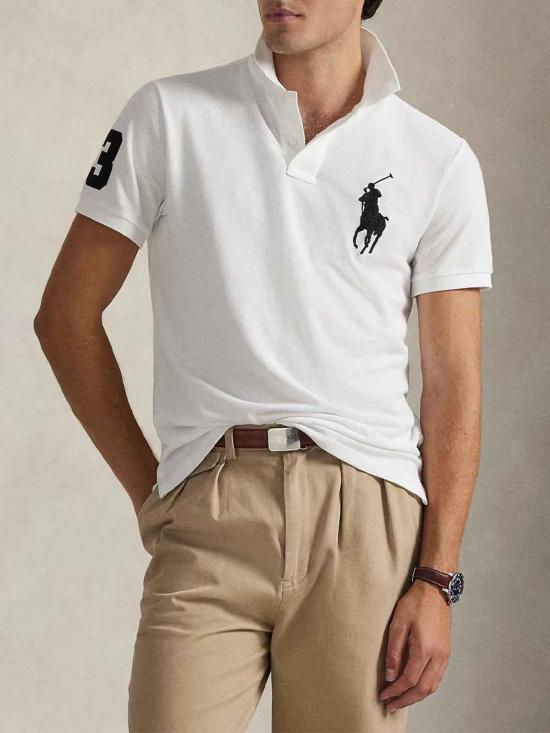 26SS 폴로 랄프로렌 폴로 티셔츠 710688969003 White - POLO RALPH LAUREN