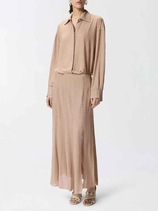 26SS 핑코 미디 스커트 106260A32XQ24 Nude Neutrals - PINKO