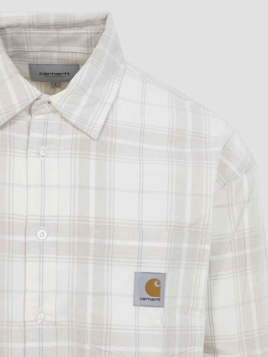 26SS 칼하트 롱슬리브 윌버 셔츠 I0359533J3XX03 Beige - CARHARTT