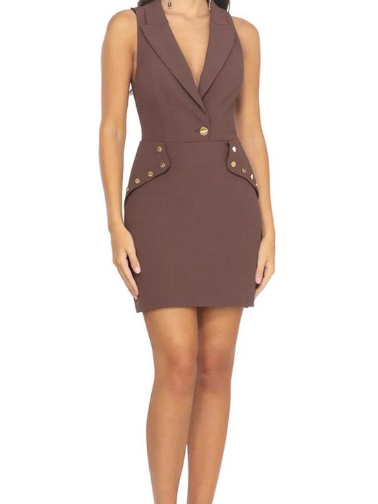 26SS 엘리자베타프랜치 숏팬츠 AB92461E2644 Brown - ELISABETTA FRANCHI