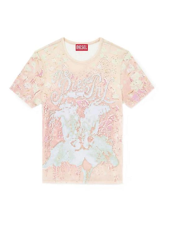 26SS 디젤 반팔 티셔츠 A235380BKCK34VA Multicolour