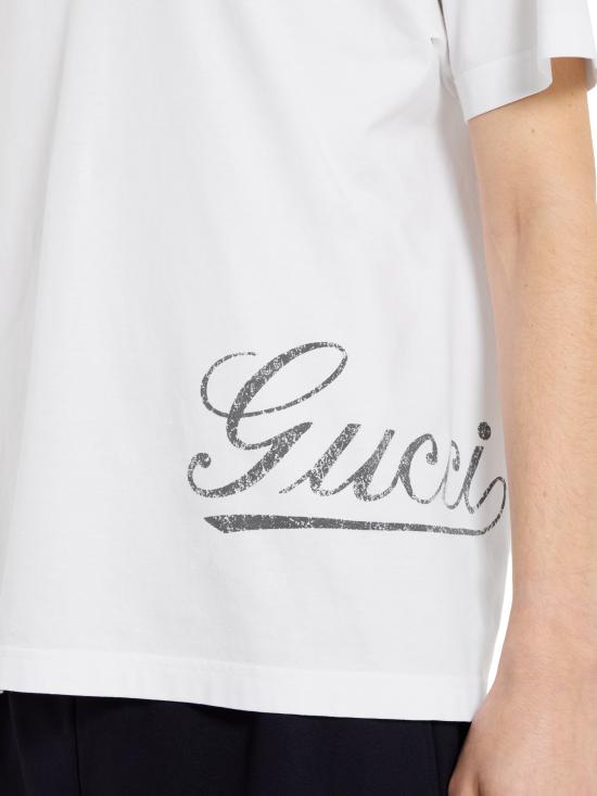 26SS 구찌 반팔 티셔츠 856477XJHQM 9066 White - GUCCI