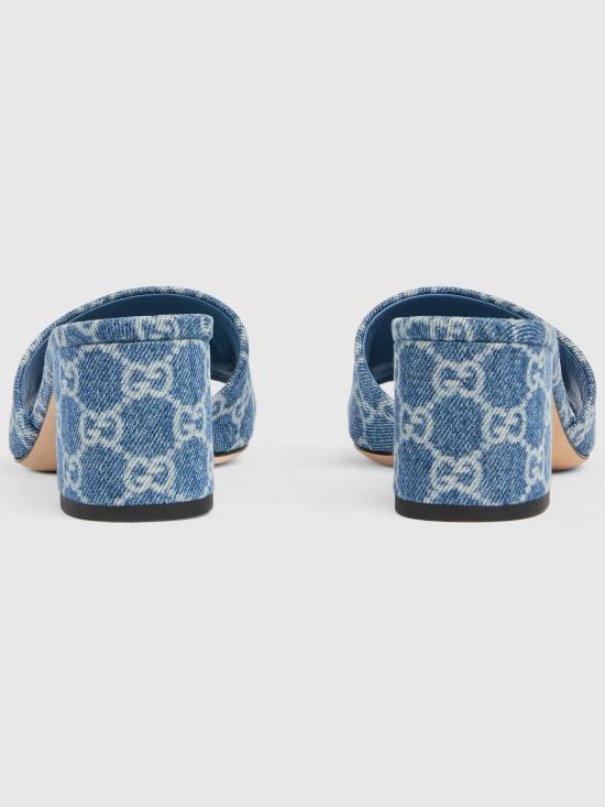 26SS 구찌 홀스빗 슬라이드 샌들 854882FAFGT 4746 Blue - GUCCI