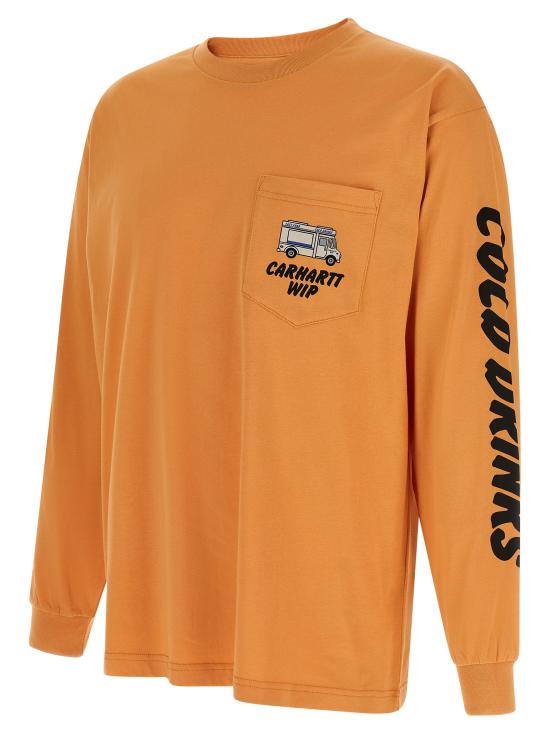 26SS 칼하트 WIP 탑 I0362163IAXX Orange - CARHARTT WIP
