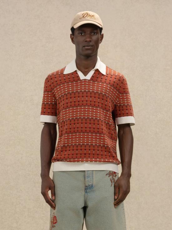 26SS 드롤드무슈 폴로 티셔츠 KPO207CO209 DRD Red - DROLE DE MONSIEUR