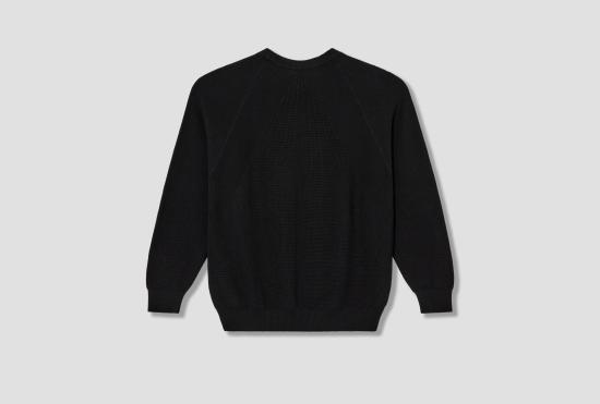 26SS 바토너 스웨터 카리브해 섬 면 시그니처 크루넥 티셔츠 BN-26SM-018 블랙 - BATONER