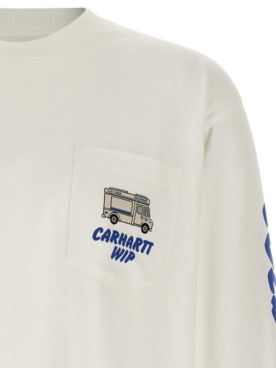 26SS 칼하트 WIP 탑 I03621602XX White - CARHARTT WIP