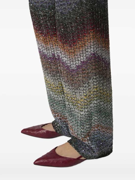 26SS 미소니 스트레이트 팬츠 DS26SI07BC005Y MULTI DARK S72P0 - MISSONI