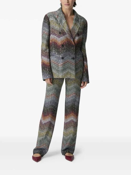 26SS 미소니 스트레이트 팬츠 DS26SI07BC005Y MULTI DARK S72P0 - MISSONI