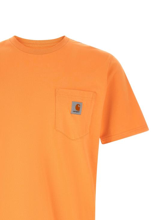 26SS 칼하트 WIP 숏슬리브 포켓 티셔츠 I0304343IAXX Orange - CARHARTT WIP