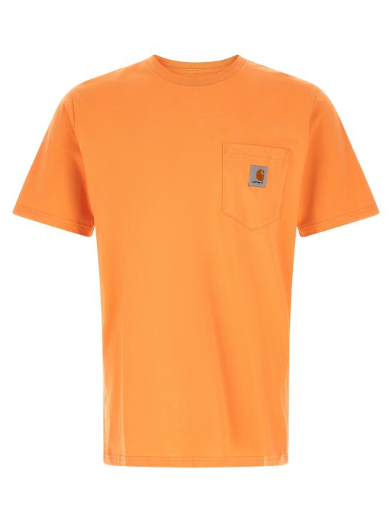 26SS 칼하트 WIP 숏슬리브 포켓 티셔츠 I0304343IAXX Orange