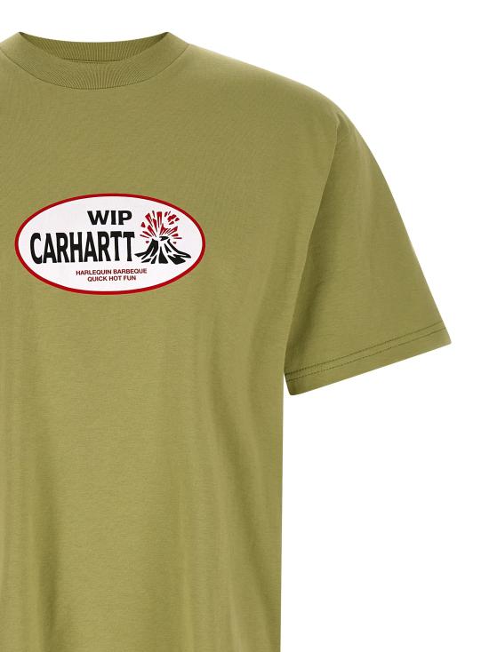 26SS 칼하트 WIP 숏슬리브 할리퀸 BBQ 티셔츠 I0362453IEXX Green - CARHARTT WIP