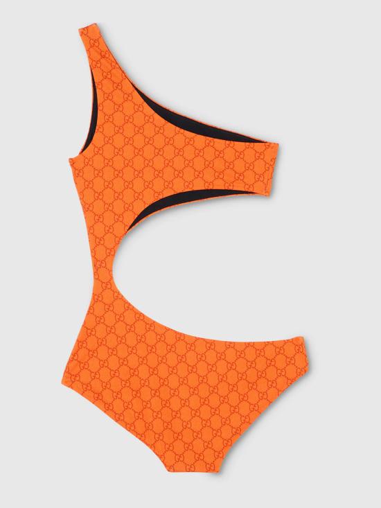26SS 구찌 원피스 수영복 695817XHAK2 7074 Orange - GUCCI