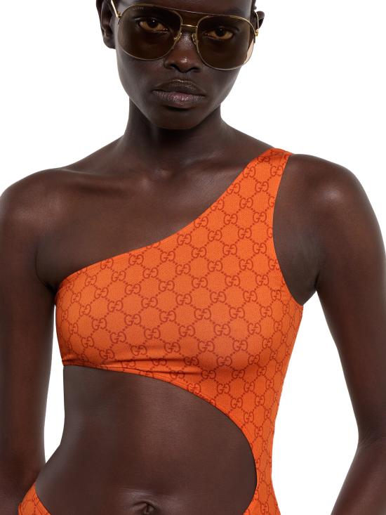 26SS 구찌 원피스 수영복 695817XHAK2 7074 Orange - GUCCI
