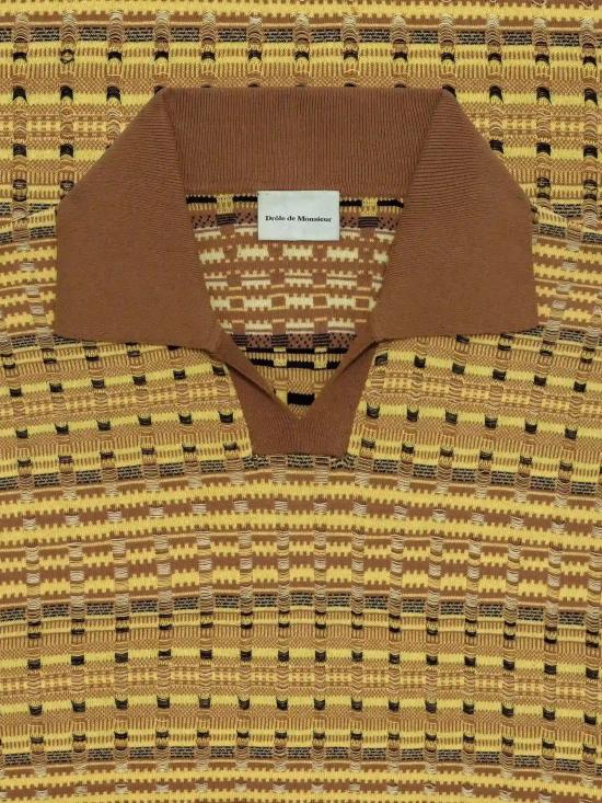 26SS 드롤드무슈 폴로 티셔츠 KPO207CO209 YL Yellow - DROLE DE MONSIEUR