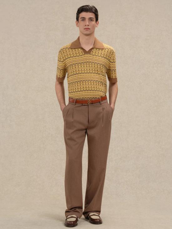 26SS 드롤드무슈 폴로 티셔츠 KPO207CO209 YL Yellow - DROLE DE MONSIEUR