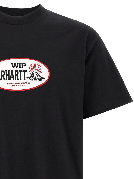 26SS 칼하트 WIP 숏슬리브 할리퀸 BBQ 티셔츠 I03624589XX Black - CARHARTT WIP