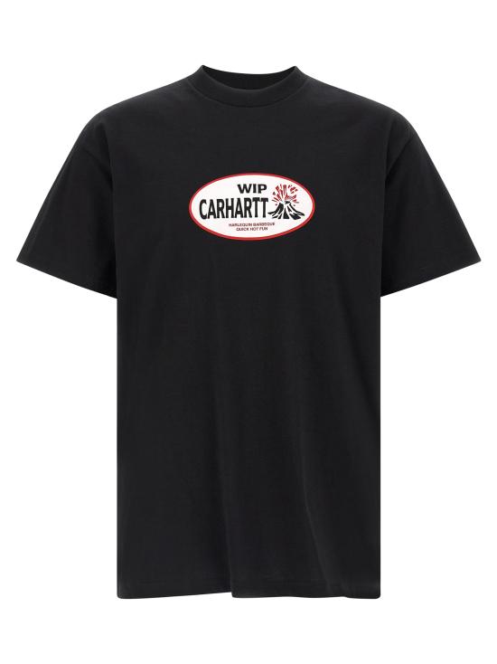 26SS 칼하트 WIP 숏슬리브 할리퀸 BBQ 티셔츠 I03624589XX Black