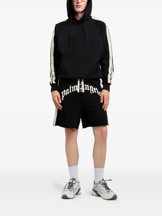 26SS 팜앤젤스 숏팬츠 PMCI02DS26FLE001 1003 BLACK OFF WHITE - PALM ANGELS