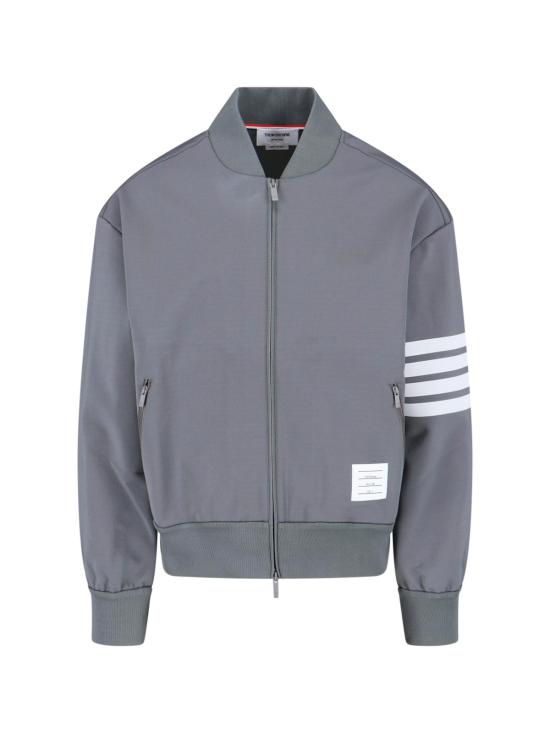 26SS 톰브라운 가죽 자켓 MJT569A J0242 035 MED GREY DOM