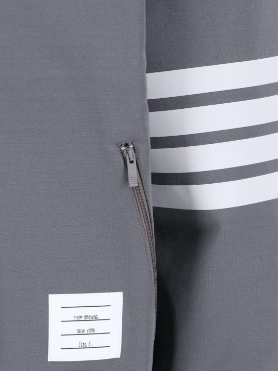 26SS 톰브라운 가죽 자켓 MJT569A J0242 035 MED GREY DOM - THOM BROWNE