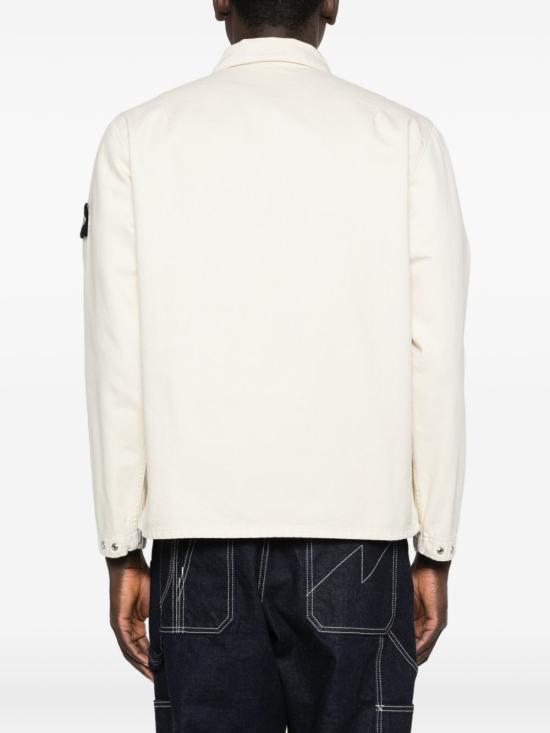 26SS 스톤 아일랜드 가죽 자켓 L1S14 1200002 S0J24 V0093 IVORY DOM - STONE ISLAND