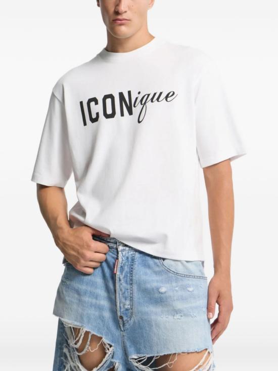 26SS 디스퀘어드2 반팔 티셔츠 S78GD0121D20033 100 White - DSQUARED2