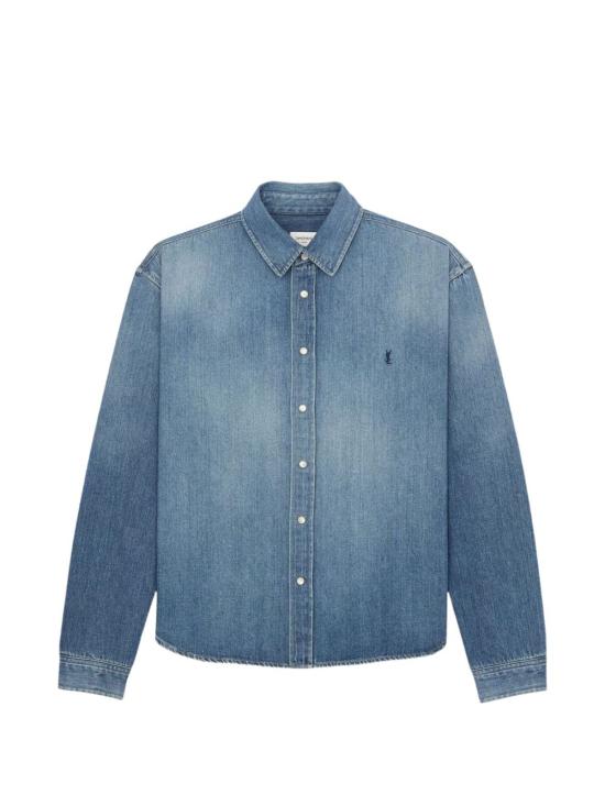 26SS 생로랑 셔츠 862246Y29YA 4428 Horizon blue