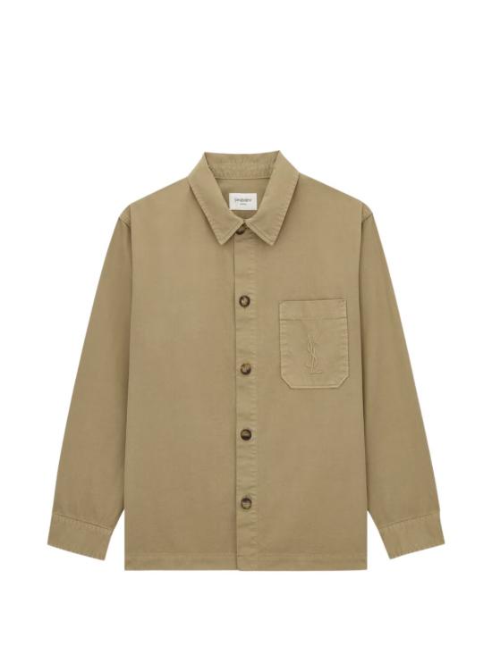 26SS 생로랑 긴팔 셔츠 861004Y04VD 8441 Royal beige