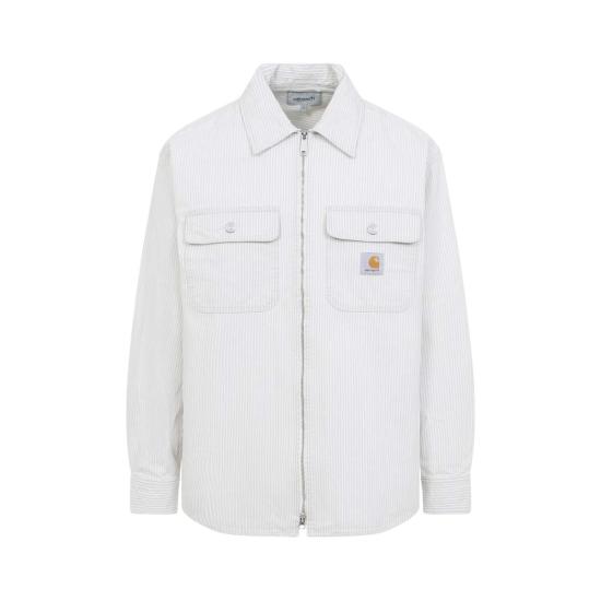  칼하트 자켓 카하트 머서 재킷 머서 스트라이프 그래파이트 왁스 - CARHARTT