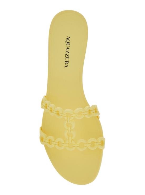 26SS 아쿠아주라 샌들 ICJFLAS0JLYDIS Yellow - AQUAZZURA