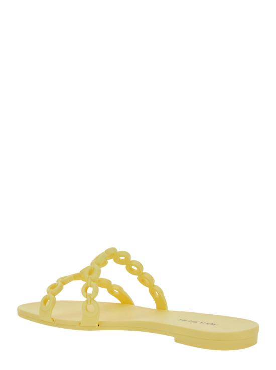 26SS 아쿠아주라 샌들 ICJFLAS0JLYDIS Yellow - AQUAZZURA
