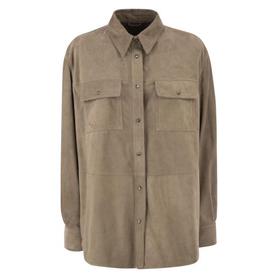 26SS 브루넬로 쿠치넬리 블라우스/셔츠 MPCAL7436 BEIGE