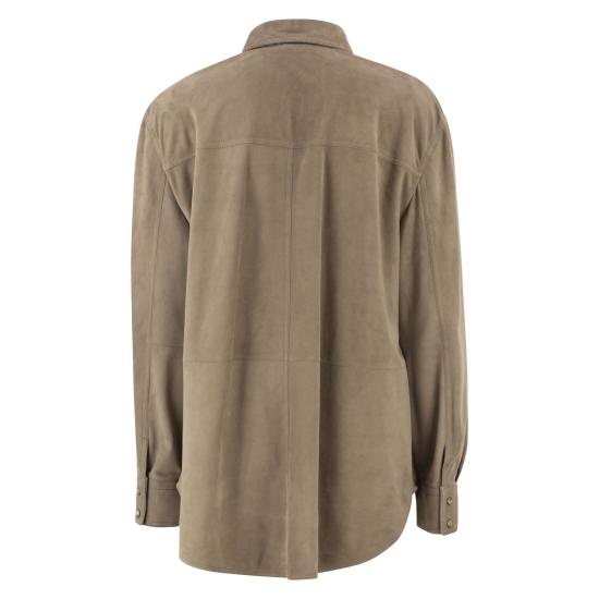 26SS 브루넬로 쿠치넬리 블라우스/셔츠 MPCAL7436 BEIGE - BRUNELLO CUCINELLI