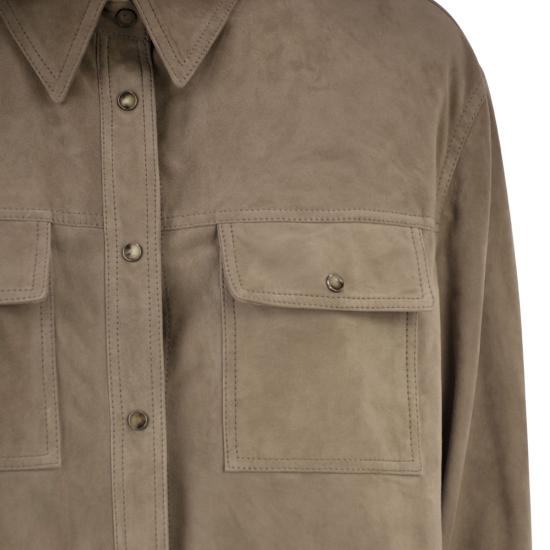 26SS 브루넬로 쿠치넬리 블라우스/셔츠 MPCAL7436 BEIGE - BRUNELLO CUCINELLI