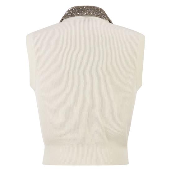 26SS 브루넬로 쿠치넬리 스웨터 M19232426 CREAM - BRUNELLO CUCINELLI