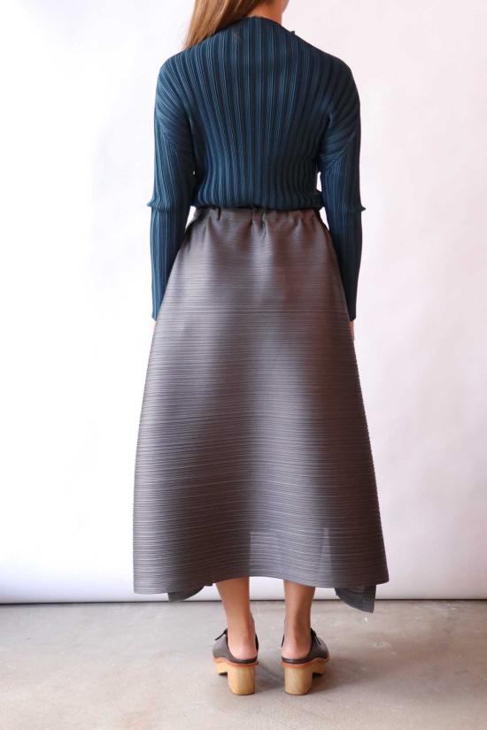  플리츠플리즈 미디 스커트 이세이 미야케 플리츠 플리즈 믹스 스커트 - PLEATS PLEASE