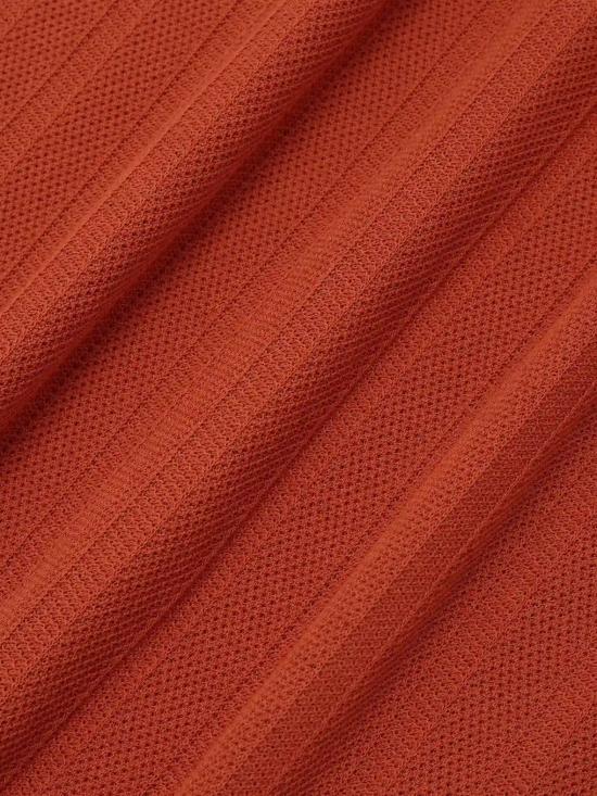 26SS 드롤드무슈 폴로 티셔츠 KPO200CO259 BR Orange - DROLE DE MONSIEUR