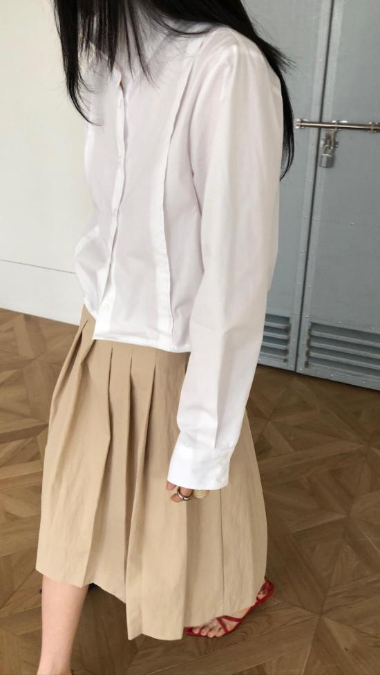  더 엔케이씨 스토어 블라우스 NKC 스토어 재스 화이트 탑