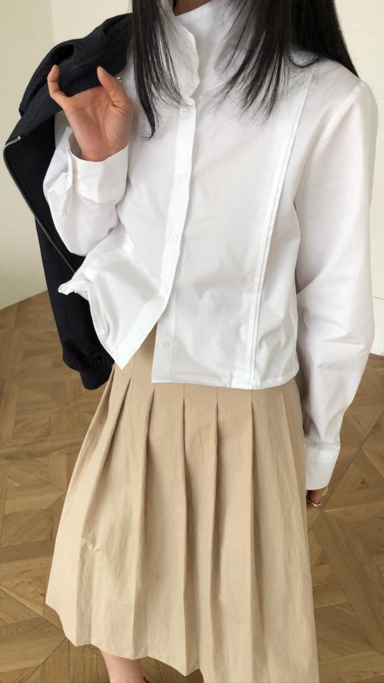  더 엔케이씨 스토어 블라우스 NKC 스토어 재스 화이트 탑 - The NKC Store