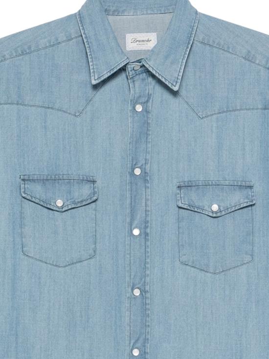 26SS 드루모어 데님 셔츠 DS553WST 740 Blue - DRUMOHR
