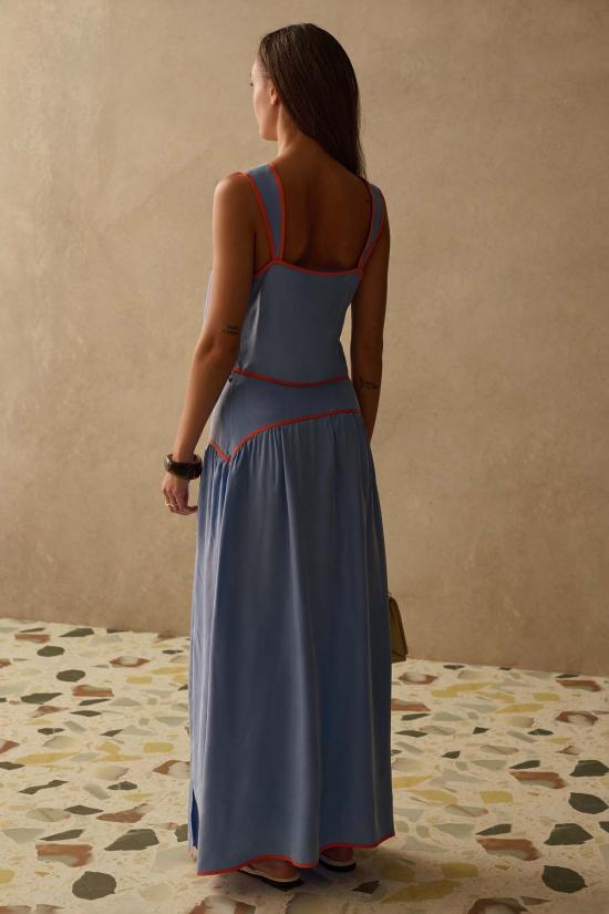  산시아 블라우스 잘리 탑 - SANCIA