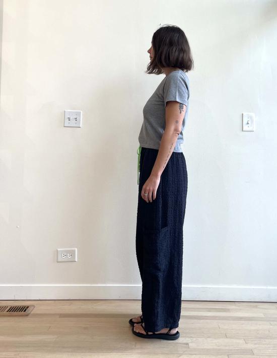  밀스 크롭 팬츠 식사 FDA 셰프 팬트 - MEALS