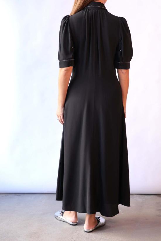  리 매튜스 롱 원피스 카시니 반팔 드레스 - LEE MATHEWS