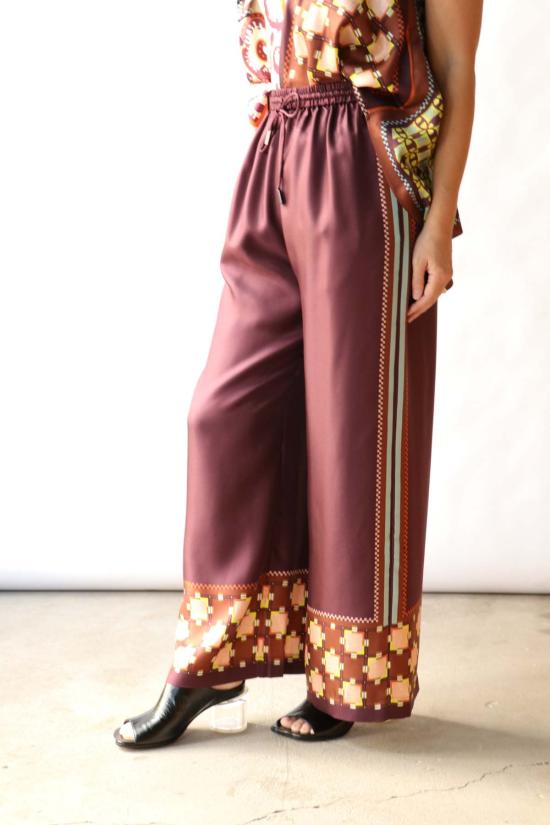  알레메 팔라초 팬츠 스 윌슨 실크  멀티 - ALEMAIS